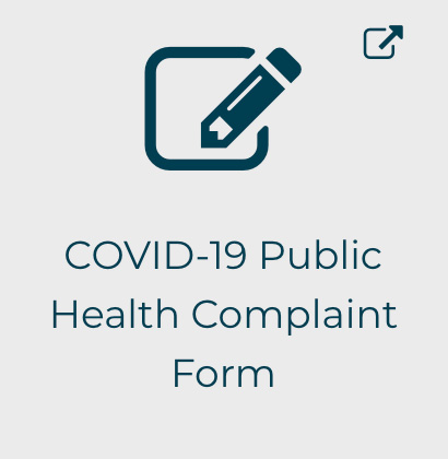 COVID-19 공중 보건 불만 양식