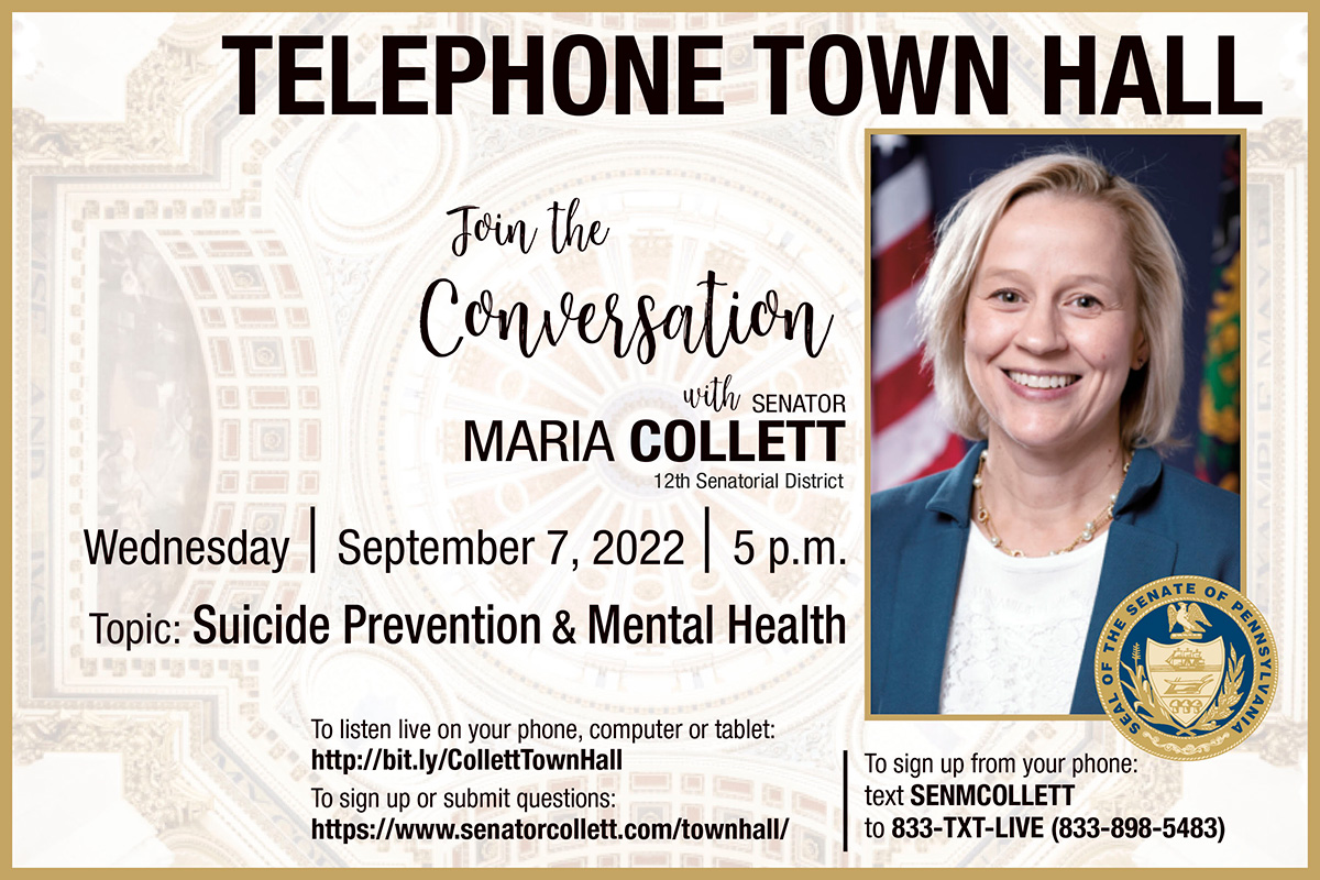 Telephone Town Hall - Suicide Prevention and Mental Health