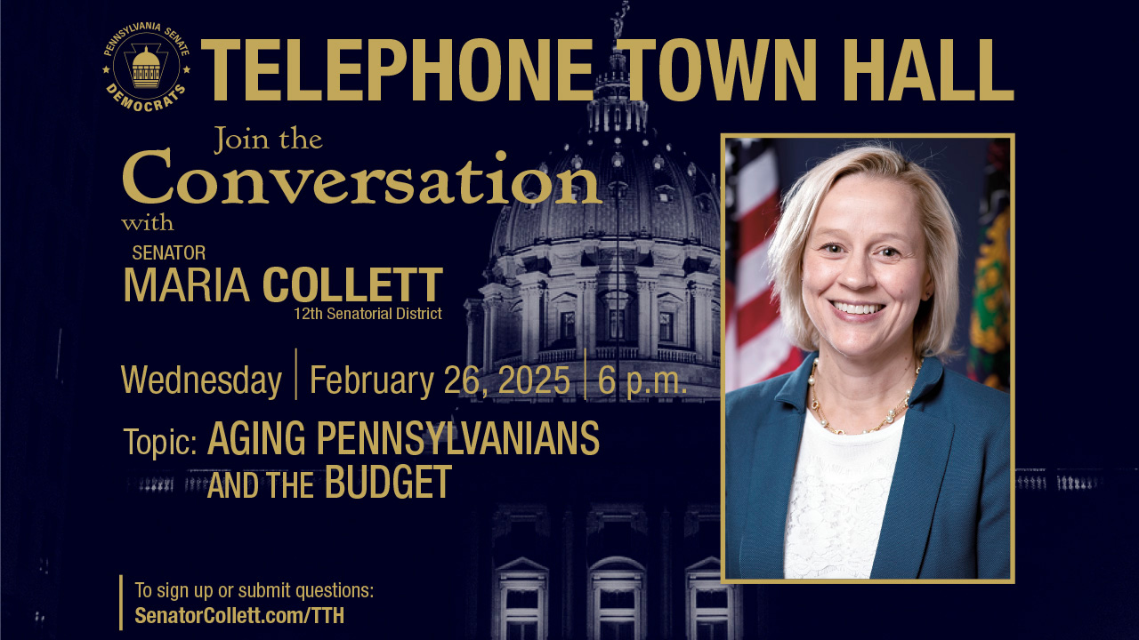 Telephone Town Hall - Aging Pennsylvanians and the Budget