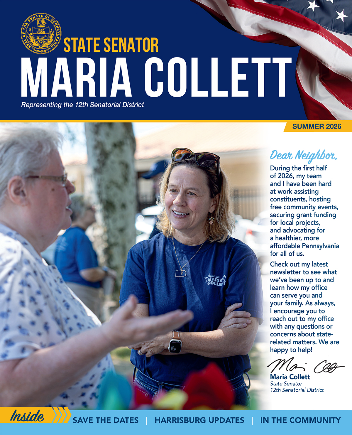 Summer 2026 Newsletter Summer 2026 Newsletter