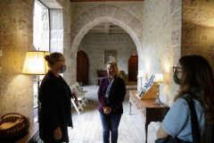 October 25, 2021: Senator Collett tours the Bryn Athyn Historic District.