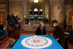 October 25, 2021: Senator Collett tours the Bryn Athyn Historic District.