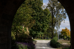 October 25, 2021: Senator Collett tours the Bryn Athyn Historic District.