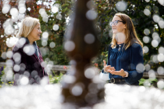 October 25, 2021: Senator Collett tours the Bryn Athyn Historic District.