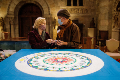 October 25, 2021: Senator Collett tours the Bryn Athyn Historic District.