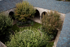 October 25, 2021: Senator Collett tours the Bryn Athyn Historic District.