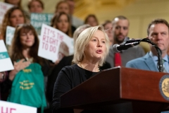 June 5, 2019 – Senator Maria Collett and Senator Dan Laughlin  held a press conference today to introduce their legislation, “The Family Care Act,” to establish a statewide Family and Medical Leave Insurance Program.