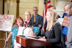 June 5, 2019 – Senator Maria Collett and Senator Dan Laughlin  held a press conference today to introduce their legislation, “The Family Care Act,” to establish a statewide Family and Medical Leave Insurance Program.