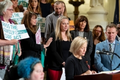 June 5, 2019 – Senator Maria Collett and Senator Dan Laughlin  held a press conference today to introduce their legislation, “The Family Care Act,” to establish a statewide Family and Medical Leave Insurance Program.