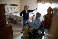 January 2, 2020: Senator Collett visits Fox SubAcute Center in Warrington.
