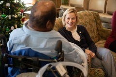 January 2, 2020: Senator Collett visits Fox SubAcute Center in Warrington.
