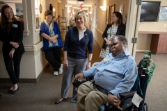 January 2, 2020: Senator Collett visits Fox SubAcute Center in Warrington.