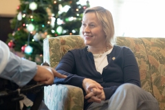 January 2, 2020: Senator Collett visits Fox SubAcute Center in Warrington.