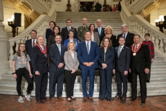 March 20, 2019: Senator Maria Collett attends the Greek Independence Day Commemoration March 25, 1821.