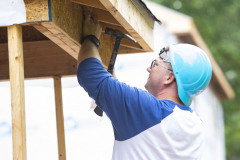 July 29, 2022: Sen. Collett and members of her staff participated in a Habitat for Humanity project in Hatfield, Montgomery County.