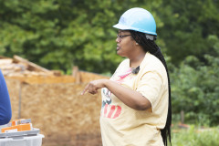 July 29, 2022: Sen. Collett and members of her staff participated in a Habitat for Humanity project in Hatfield, Montgomery County.