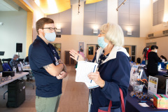 November 6, 2021: Sen. Collett hosted a Health Fair at Grace Lutheran Church in Hatfield, Montgomery County..