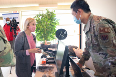 November 6, 2021: Sen. Collett hosted a Health Fair at Grace Lutheran Church in Hatfield, Montgomery County..