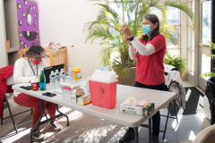 November 6, 2021: Sen. Collett hosted a Health Fair at Grace Lutheran Church in Hatfield, Montgomery County..