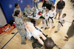 September 21, 2019: Senator Maria Collett hosts first annual Health & Wellness Fair . The event offered physical and mental health screenings, addiction resources, healthy living tips, interactive demos, and more!