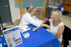 September 21, 2019: Senator Maria Collett hosts first annual Health & Wellness Fair . The event offered physical and mental health screenings, addiction resources, healthy living tips, interactive demos, and more!