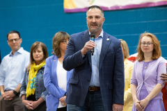 April 23, 2022: Senator Maria Collets participates in the annual International Spring Festival at North Penn High School in Lansdale.