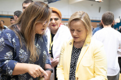 April 23, 2022: Senator Maria Collets participates in the annual International Spring Festival at North Penn High School in Lansdale.