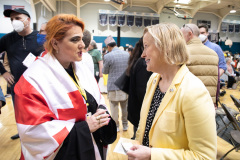 April 23, 2022: Senator Maria Collets participates in the annual International Spring Festival at North Penn High School in Lansdale.