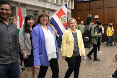 April 23, 2022: Senator Maria Collets participates in the annual International Spring Festival at North Penn High School in Lansdale.