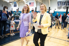 April 23, 2022: Senator Maria Collets participates in the annual International Spring Festival at North Penn High School in Lansdale.