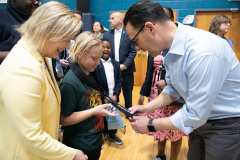 April 23, 2022: Senator Maria Collets participates in the annual International Spring Festival at North Penn High School in Lansdale.