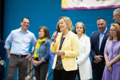 April 23, 2022: Senator Maria Collets participates in the annual International Spring Festival at North Penn High School in Lansdale.