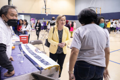 April 23, 2022: Senator Maria Collets participates in the annual International Spring Festival at North Penn High School in Lansdale.