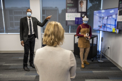 September 23, 2021: Senator Collett tours the Jefferson Institute for Bioprocessing.