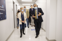 September 23, 2021: Senator Collett tours the Jefferson Institute for Bioprocessing.