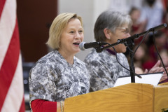 October 28, 2022: Sen. Collett today participated in opening ceremonies for the 47th Keith Valley Challenge, a 16-team floor hockey tournament at Keith Valley Middle School in Horsham that raises funds for the Make-A-Wish Foundation.