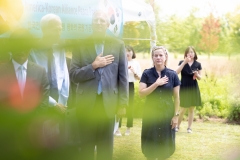July 19, 2019: Senator Collett Attends the Groundbreaking Ceremony for the Korean War Memorial and Peace Park in North Wales.