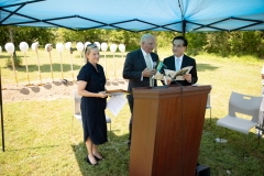 July 19, 2019: Senator Collett Attends the Groundbreaking Ceremony for the Korean War Memorial and Peace Park in North Wales.