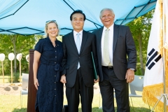 July 19, 2019: Senator Collett Attends the Groundbreaking Ceremony for the Korean War Memorial and Peace Park in North Wales.