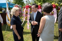 July 19, 2019: Senator Collett Attends the Groundbreaking Ceremony for the Korean War Memorial and Peace Park in North Wales.