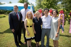 July 19, 2019: Senator Collett Attends the Groundbreaking Ceremony for the Korean War Memorial and Peace Park in North Wales.