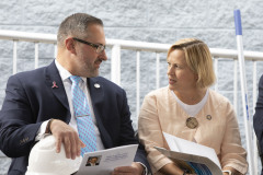 October 5, 2023 — Senator Maria Collett joined Representative Steve Malagari, Lansdale Borough officials and North Penn YMCA leadership to break ground on a new gymnasium at the Lansdale Area Family YMCA.