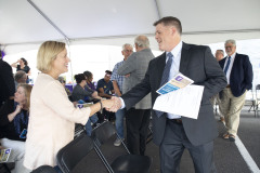October 5, 2023 — Senator Maria Collett joined Representative Steve Malagari, Lansdale Borough officials and North Penn YMCA leadership to break ground on a new gymnasium at the Lansdale Area Family YMCA.