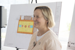 October 5, 2023 — Senator Maria Collett joined Representative Steve Malagari, Lansdale Borough officials and North Penn YMCA leadership to break ground on a new gymnasium at the Lansdale Area Family YMCA.