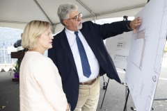 October 5, 2023 — Senator Maria Collett joined Representative Steve Malagari, Lansdale Borough officials and North Penn YMCA leadership to break ground on a new gymnasium at the Lansdale Area Family YMCA.