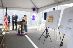 October 5, 2023 — Senator Maria Collett joined Representative Steve Malagari, Lansdale Borough officials and North Penn YMCA leadership to break ground on a new gymnasium at the Lansdale Area Family YMCA.
