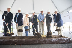 October 5, 2023 — Senator Maria Collett joined Representative Steve Malagari, Lansdale Borough officials and North Penn YMCA leadership to break ground on a new gymnasium at the Lansdale Area Family YMCA.