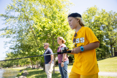 June 17, 2021: Senator Collett celebrates National Go Fishing Day  by participating in a Pennsylvania Fish and Boat Commission Meet-Up at Green Lane Park.