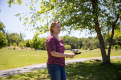 June 17, 2021: Senator Collett celebrates National Go Fishing Day  by participating in a Pennsylvania Fish and Boat Commission Meet-Up at Green Lane Park.