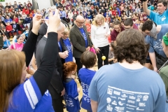February 22, 2019: Senator Maria Collett attends the kick-off of the 43rd annual Keith Valley Challenge at Keith Valley Middle School in the Hatboro-Horsham school district and presented the school with a copy of Senate Resolution 28, recognizing today as “Keith Valley Challenge Day” in Pennsylvania.